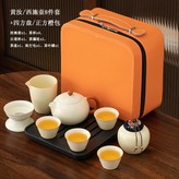 黃汝西施壺4杯茶漏公杯罐四方盤正方橙包:如圖所示3751 × 1個