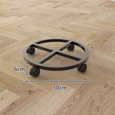 黑色30CM【靜音剎車萬向輪】 × 1個