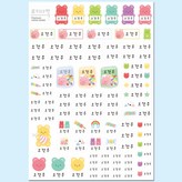 01.젤리베어A4(투명) × 1매