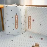 小兔子豆豆絨小愛心雙面牀圍,長度50cm 1片高度30cm × 1個