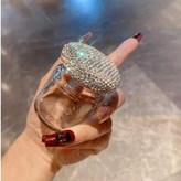 0135鑲鑽金豆豆收納瓶圓形 5.5*5.5*6cm × 1個