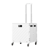 杯架推車四輪白色 × 1個