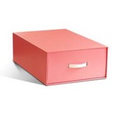 핑크 서랍식 정리함 × 4개입