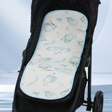 方形式 - 藍色天鵝推車冰絲涼蓆 通用均碼 × 1套