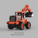 合金橙色挖掘機(合金挖鬥):如圖 × 1個