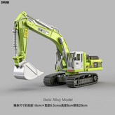 合金綠色履帶挖掘機(合金挖鬥帶燈光音效):如圖 × 1個