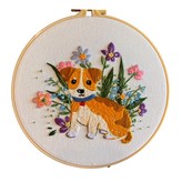 꽃밭 강아지 × 1개