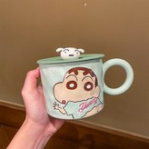 綠色,蠟筆小新陶瓷杯（400ml） × 1個