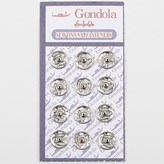 스냅단추10mm니켈(12개) × 1개