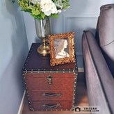 R. 갈색 검정 사이드 캐비닛 × 1개