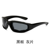 黑框-灰片,單幅眼鏡 × 1個