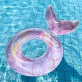亮片美人魚腋下圈70 粉色 適合40 一 60斤 × 1個