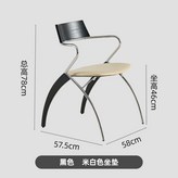 復古黑 白色皮質 × 1件