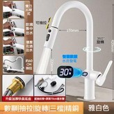 雅白色 LED數顯 三擋出水 × 1個