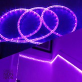 LED원형논네온10M_보라색 × 1개