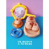 카피바라+노란 오리 망 밀폐 × 1개