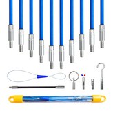 紅色4mm粗*33cm長（總長3.3米）,一套10根桿+配件頭 × 1個