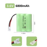 【空對空插頭】,3.6V【6800毫安】送充電線 × 1個