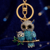 다복 부엉이 키링(블루) × 1개