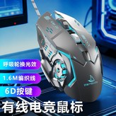 銀色-6D機械電競鼠標【不可宏定義】 × 1個