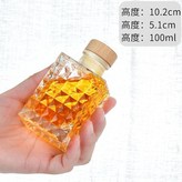 100毫升小方鑽【2只裝送木塞】 × 1個