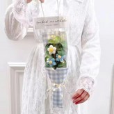 迷你泡芙藍【送禮袋+燈+賀卡】 × 1個