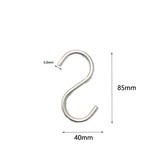 5-鋁合金銀色小號（單個） × 1個