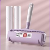 24cm紫色短柄1個3捲紙共180撕 速發 × 1個