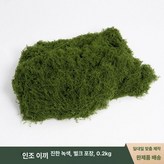 가짜털 청 moss-산포장 짙은녹색 0.2kg × 1개
