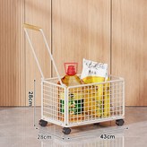 升級拉桿菜小拉車中號 - 白色 × 1個