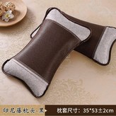 05-印尼藤枕頭-黑-大號,單個裝 稻穀殼填充 × 1個