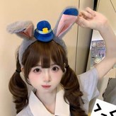兔子警官髮箍 × 1個
