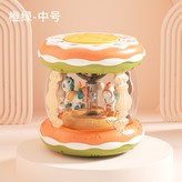 【中號綠色】旋轉木馬鼓:1 × 1個