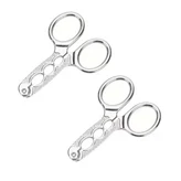 01 B Silver 2Pcs × 1개