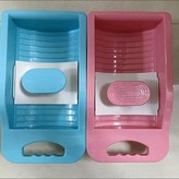 超高品質：加厚丨耐用2個裝丨粉色,搓衣神器快速洗衣 × 1個