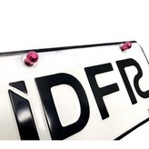 圓頭造型車牌螺絲 紅色 2顆入 × 1個