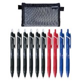 0.7(흑6-청2-적2)10개+메쉬필통 × 1개