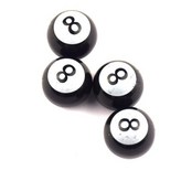 01 4PCS Black 8 × 4개