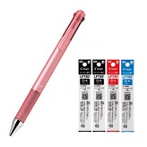 0.4 리필 4개 + 3색 볼펜 코랄 1개