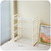 4層白色中號【可收納8雙鞋子】 × 1個