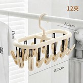 奶油白 - 12夾 防滑強力夾 × 1個