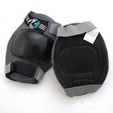 A. 회색 검은 색과 파란색 k 얇은 팔꿈치 가드 작은 × 1개