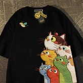 815 看蟲子貓 黑色4XL 165-195斤 × 1個