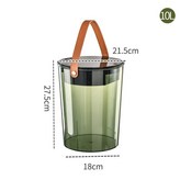 大號透綠【可拆濾網/按壓彈蓋】 × 1個