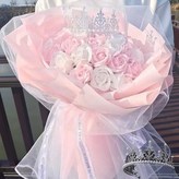 【皇冠款】33鉆石玫瑰送皇冠賀卡燈串 × 1個