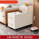 奶白色,滾輪三抽兩門80*30*75 × 1個