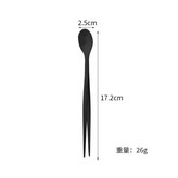 黑色直夾試味湯匙 × 1個