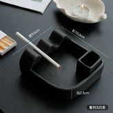 黑色波浪菸灰缸 × 1個