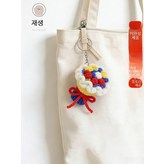 백설공주 미니 손잡이 꽃 재료 × 1개