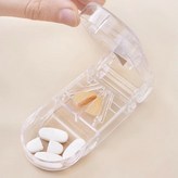 透明色【二等分切藥器】-切藥+儲藥